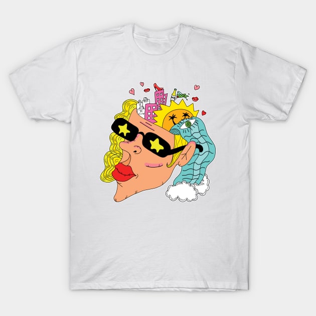 Beach Babe T-Shirt by PLS